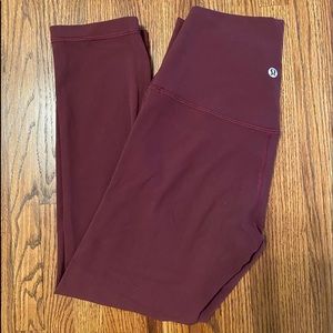 LULULEMON ALIGN LEGGINGS SIZE 4 CROP 23”